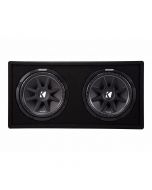 Kicker Comp 43DC122 600 Watt 12 inch Dual Subwoofer with Enclosure