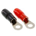 Metra IB4GNRT-50 4 Gauge 0.3125 inch Crimp Nickel Plated Ring Terminals - 50 Pack