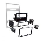 Metra 99-6519S Single or Double DIN Stereo Installation Dash Kit for 2005 - 2007 Dodge Charger and Dodge Magnum Vehicles - Silver finish