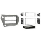 Metra 99-7878B Matte Black Dash Kit Turbokit Single or Double DIN Honda Insight 2010 Vehicles