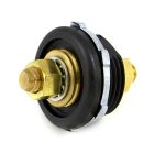 Accele PFC-250B 3/8" Brass Waterproof Battery or Speaker Feeder Stud - Black