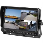 Boyo VTM9003QFHD 9" AHD/Composite video Universal Quad-Screen Monitor with Built in DVR and triggered video inputs