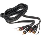 Accele 3296B Matrix Double Shielded RCA Audio Video Cable - 1 foot