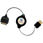 Retrak_Emerge ETIPODUSBN iPod Retractable USB 2.0 Sync and Charge Cable 3.2 Ft Black
