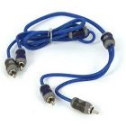 Kicker KI21 K-Series 1-Meter Car Stereo RCA Interconnect Cables