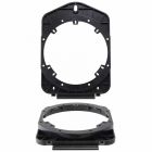 Metra 82-3020 6" - 6-3/4" Rear Speaker plates for 2007 - 2014 Chevrolet Silverado and GMC Sierrra vehicles