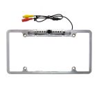 Safesight TOP-100IRC License Plate Frame Camera - Chrome 