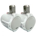 Pyle PLMRW85 2-Way White Wakeboard Speakers 8" 300-Watt