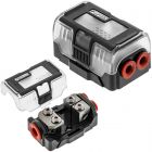T-Spec VFDB2 V12 Series 2 Position MANL Fused Distribution Block with 0 Gauge Input and 4 and 8 Gauge Output