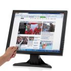 Quality Mobile Video Clarus TOP-SS-LCD17 17 Inch Touchscreen LCD Monitor with VGA, AV, HDMI - 12 Volt power