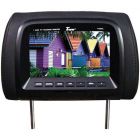 Tview T726PL-BK 7" Replacement Headrest with 2-Video Inputs - Black