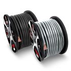 T-Spec V12PW-1025 Universal 25 Feet 0 Gauge V12 Series Power Wire in Matte Silver for Vehicles