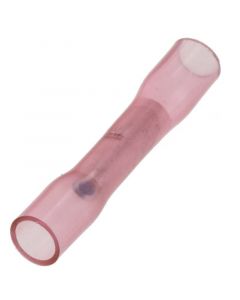 Accelevision 101HS Red 18 - 22 Gauge Heat Shrink Butt Connectors - 100 Pack