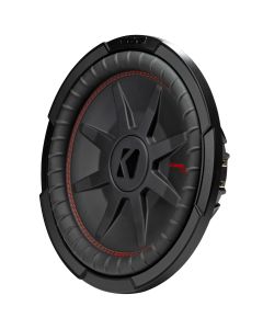 Kicker 48CWRT124 CompRT 1,000 Watt 12 inch Shallow Mount Subwoofer - Dual 4 ohm Voice Coil