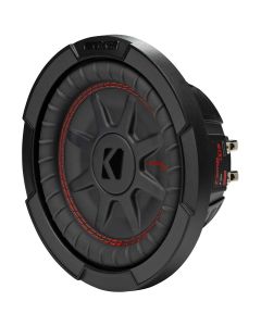 Kicker 48CWRT82 CompRT 600 Watt 8 inch Shallow Mount Subwoofer - Dual 2 Ohm Voice Coil
