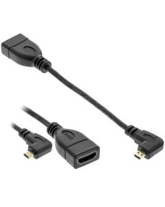 QMV MHDMIA Micro HDMI to HDMI Adapter