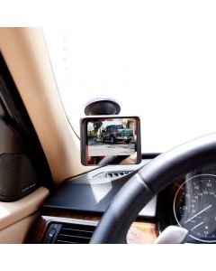 Safesight TOP-RM355A 3.5" Back up monitor with adjustable suction cup mount and Sun shade