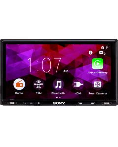 Sony XAV-AX5600 Double DIN Digital Receiver with 6.95" Capacitive Touchscreen Display, HDMI Input, Apple Carplay and Android Auto